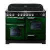 Rangemaster CDL110ECRGC - 110cm Classic Deluxe Electric Ceramic Racing Green Chrome Range Cooker 114110