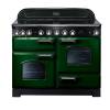Rangemaster CDL110EIRGC - 110cm Classic Deluxe Electric Induction Racing Green Chrome Range Cooker 113070