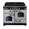 Rangemaster CDL110EIRPB - 110cm Classic Deluxe Electric Induction Royal Pearl Brass Range Cooker 114560