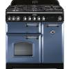 Rangemaster CDL90DFFSBC - 90cm Classic Deluxe Dual Fuel Stone Blue Chrome Range Cooker 127500