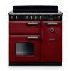 Rangemaster CL90EIPBORCM1 Classic 90cm induction range cooker in bordeaux with chrome trim