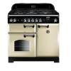 Rangemaster CLA100DFFCRC - 100cm Classic Dual Fuel Cream Chrome Range Cooker 116890