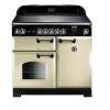 Rangemaster CLA100EICRC - 100cm Classic Electric Induction Cream Chrome Range Cooker 117130