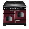  Rangemaster CLA110ECCYC - 110cm Classic Electric Ceramic Cranberry Chrome Range Cooker 117530