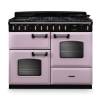 Rangemaster CLDLO110DFPHTHCM1 Classic Deluxe 110cm dual fuel range cooker in heather with chrome trim