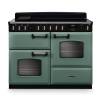 Rangemaster CLDLO110EIPMGRCM1 110cm Classic Deluxe Induction Range Cooker in Mineral Green with Chrome Trim