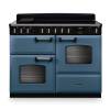 Rangemaster CLDLO110EIPSTBCM1 110cm Classic Deluxe Induction Range Cooker in Stone Blue with Chrome Trim