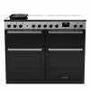 Rangemaster EDDLB110EIGBLKCM1 - 110cm Edge Deluxe Induction Black Glass Chrome Range Cooker 15834