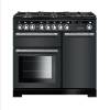 Rangemaster EDL100DFFSLC - 100cm Encore Deluxe Dual Fuel Slate Chrome Range Cooker 117230