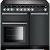 Rangemaster EDL100EISLC - 100cm Encore Deluxe Electric Induction Slate Chrome Range Cooker 117350