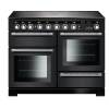 Rangemaster EDL110EICBC - 110cm Encore Deluxe Electric Induction Charcoal Black Chrome Range Cooker 127680 