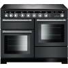 Rangemaster EDL110EISLC - 110cm Encore Deluxe Electric Induction Slate Chrome Range Cooker 117390