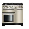 Rangemaster EDL90DFFIVC - 90cm Encore Deluxe Dual Fuel Ivory Chrome Range Cooker 117200