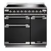 Rangemaster ELS90EICB - 90cm Elise Electric Induction Charcoal Black Range Cooker 127180