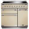 Rangemaster ELS90EICR - 90cm Elise Induction Cream Brushed Chrome Range Cooker 107900