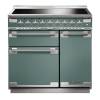 Rangemaster ELS90EIMG - 90cm Elise Electric Induction Mineral Green Range Cooker 127200