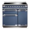 Rangemaster ELS90EISB - 90cm Elise Electric Induction Stone Blue Range Cooker 127190