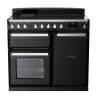 Rangemaster ESDL100EIPGBLCM1 - 100cm Estel Deluxe Induction Gloss Black Chrome Range Cooker 15112
