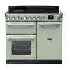 Rangemaster ESDL100EIPMNTCM1 - 100cm Estel Deluxe Induction Mint Chrome Range Cooker 15119