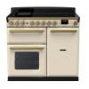 Rangemaster ESDL100EIPPCRAB1 - 100cm Estel Deluxe Induction Pale Cream Antique Brass Range Cooker 18090