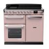 Rangemaster ESDL100EIPPPKCM1 - 100cm Estel Deluxe Induction Pale Pink Chrome Range Cooker 15118