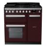 Rangemaster ESDL90DFPBORCM1 - 90cm Estel Deluxe Dual Fuel Bordeaux Chrome Range Cooker 14979