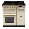 Rangemaster ESDL90DFPPCRAB1 - 90cm Estel Deluxe Dual Fuel Pale Cream Antique Brass Range Cooker 18034