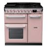 Rangemaster ESDL90DFPPPKCM1 - 90cm Estel Deluxe Dual Fuel Pale Pink Chrome Range Cooker 14982