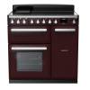 Rangemaster ESDL90EIPBORCM1 - 90cm Estel Deluxe Induction Bordeaux Chrome Range Cooker 15030