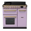 Rangemaster ESDL90EIPHTHAB1 - 90cm Estel Deluxe Induction Heather Antique Brass Range Cooker 18230