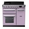 Rangemaster ESDL90EIPHTHCM1 - 90cm Estel Deluxe Induction Heather Chrome Range Cooker 17849