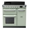 Rangemaster ESDL90EIPMNTCM1 - 90cm Estel Deluxe Induction Mint Chrome Range Cooker 15034