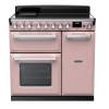 Rangemaster ESDL90EIPPPKCM1 - 90cm Estel Deluxe Induction Pale Pink Chrome Range Cooker 15033