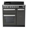 Rangemaster ESDL90EIPSLTCM1 - 90cm Estel Deluxe Induction Slate Chrome Range Cooker 15028