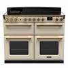Rangemaster ESDLB110DFPPCRAB1 - 110cm Estel Deluxe Dual Fuel Pale Cream Antique Brass Range Cooker 18146