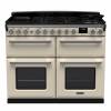Rangemaster ESDLB110DFPPCRCM1 - 110cm Estel Deluxe Dual Fuel Pale Cream Chrome Range Cooker 15250
