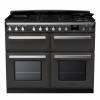 Rangemaster ESDLB110DFPSLTCM1 - 110cm Estel Deluxe Dual Fuel Slate Chrome Range Cooker 15249