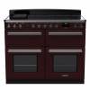 Rangemaster ESDLB110EIPBORCM1 - 110cm Estel Deluxe Induction Bordeaux Chrome Range Cooker 15302