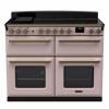 Rangemaster ESDLB110EIPPPKAB1 - 110cm Estel Deluxe Induction Pale Pink Antique Brass Range Cooker 18170