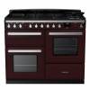 Rangemaster ESDLO110DFPBORCM1 - 110cm Estel Deluxe Dual Fuel Bordeaux Chrome Range Cooker 15149