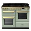 Rangemaster ESDLO110DFPMNTAB1 - 110cm Estel Deluxe Dual Fuel Mint Antique Brass Range Cooker 18108