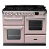 Rangemaster ESDLO110DFPPPKCM1 - 110cm Estel Deluxe Dual Fuel Pale Pink Chrome Range Cooker 15152