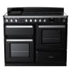 Rangemaster ESDLO110EIPGBLCM1 - 110cm Estel Deluxe Induction Gloss Black Chrome Range Cooker 15197