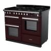 Rangemaster Estel Deluxe 110 Dual Fuel Bordeaux Chrome Range Cooker