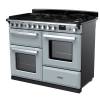 Rangemaster Estel Deluxe 110 Dual Fuel Misty Blue Chrome Range Cooker