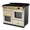 Rangemaster Estel Deluxe 110 Dual Fuel Pale Cream Antique Brass Range Cooker