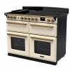Rangemaster Estel Deluxe 110 Induction Pale Cream Antique Brass Range Cooker