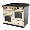 Rangemaster Estel Deluxe 110 Induction Pale Cream Antique Brass Range Cooker