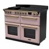 Rangemaster Estel Deluxe 110 Induction Pale Pink Antique Brass Range Cooker