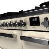 Rangemaster Estel Deluxe Dual Fuel Pale Cream Chrome Range Cooker 14978